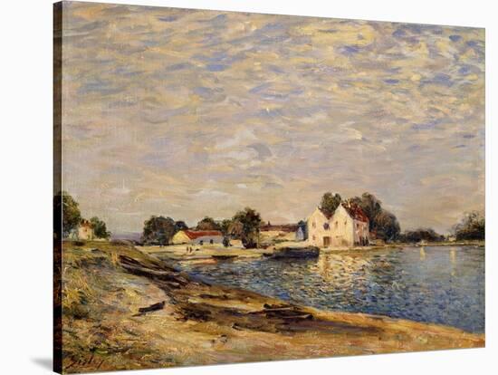 Saint-Mammes, on the Banks of the Loing-Alfred Sisley-Stretched Canvas