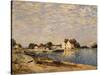 Saint-Mammes, on the Banks of the Loing-Alfred Sisley-Stretched Canvas