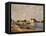 Saint-Mammes, on the Banks of the Loing-Alfred Sisley-Framed Stretched Canvas