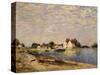 Saint-Mammes, on the Banks of the Loing-Alfred Sisley-Stretched Canvas