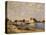Saint-Mammes, on the Banks of the Loing-Alfred Sisley-Stretched Canvas
