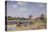 Saint Mammes-Alfred Sisley-Stretched Canvas