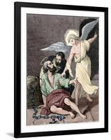 Saint Marcelino and Saint Peter, Martyrs, Rome, 304 Ad-null-Framed Giclee Print