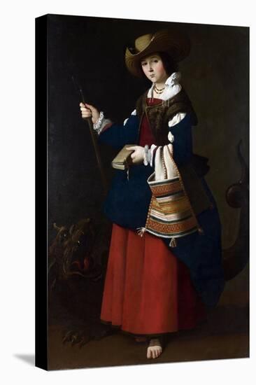 Saint Margaret, 1630-1634-Francisco de Zurbarán-Stretched Canvas