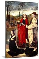 Saint Margaret and Saint Mary Magdalen with Maria Portinari and her daughter-Hugo van der Goes-Mounted Giclee Print