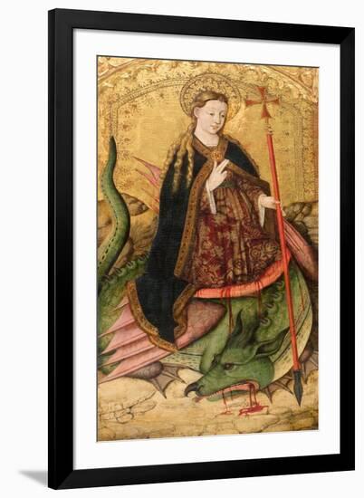 Saint Margaret, Ca 1455-Juan Rexach-Framed Giclee Print