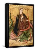 Saint Margaret, Ca 1455-Juan Rexach-Framed Stretched Canvas