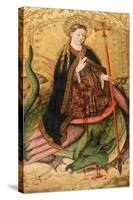 Saint Margaret, Ca 1455-Juan Rexach-Stretched Canvas