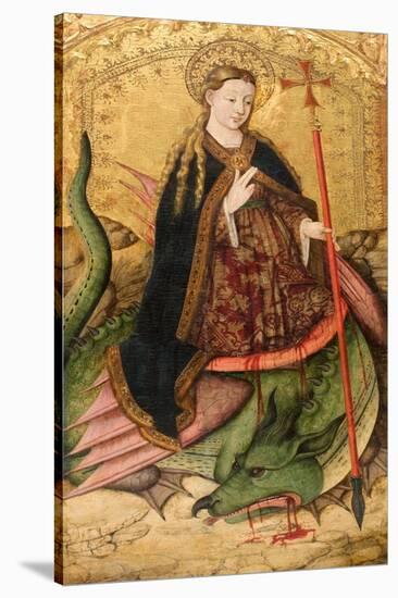 Saint Margaret, Ca 1455-Juan Rexach-Stretched Canvas