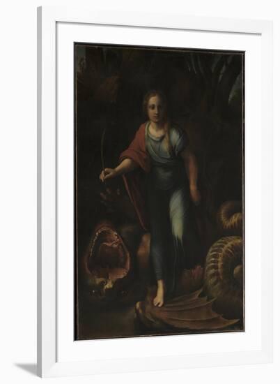 Saint Margaret, Ca 1518-Raphael-Framed Giclee Print