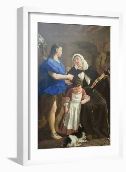 Saint Margaret of Cortona-Gaspare Traversi-Framed Art Print