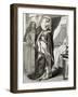 Saint Margaret of Scotland (1045-1093). known as Margaret of Wessex and Queen Margaret of Scotland.-Tomás Capuz Alonso-Framed Giclee Print