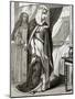 Saint Margaret of Scotland (1045-1093). known as Margaret of Wessex and Queen Margaret of Scotland.-Tomás Capuz Alonso-Mounted Giclee Print
