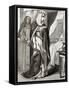 Saint Margaret of Scotland (1045-1093). known as Margaret of Wessex and Queen Margaret of Scotland.-Tomás Capuz Alonso-Framed Stretched Canvas