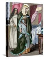 Saint Margaret of Scotland (1045-1093). known as Margaret of Wessex and Queen Margaret of Scotland.-Tomás Capuz Alonso-Stretched Canvas