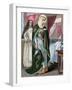 Saint Margaret of Scotland (1045-1093). known as Margaret of Wessex and Queen Margaret of Scotland.-Tomás Capuz Alonso-Framed Giclee Print