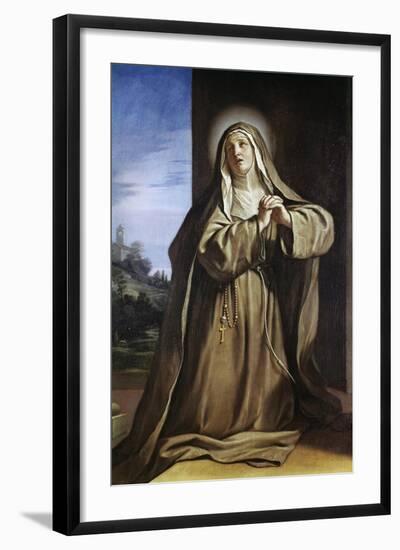 Saint Margarita Da Cortona-Guercino (Giovanni Francesco Barbieri)-Framed Giclee Print