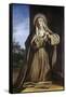 Saint Margarita Da Cortona-Guercino (Giovanni Francesco Barbieri)-Framed Stretched Canvas