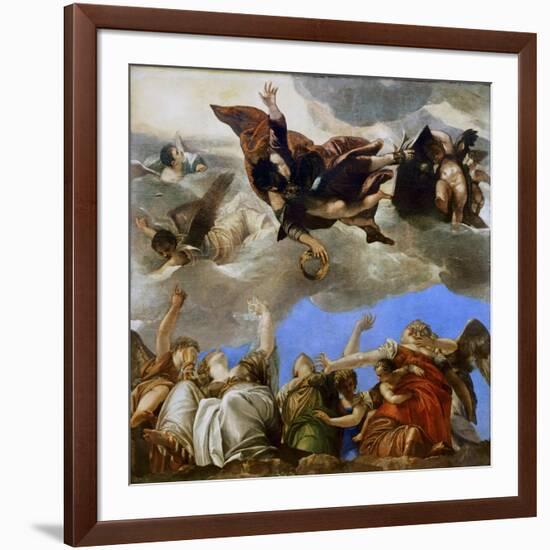 Saint Mark Rewarding the Theological Virtues-Paolo Veronese-Framed Giclee Print