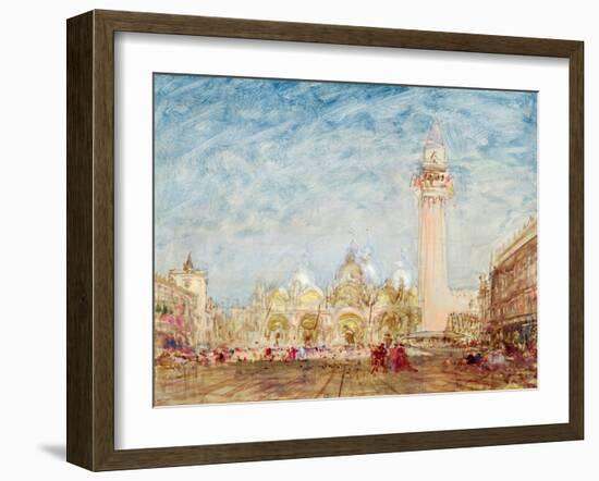 Saint Mark's Square in Venice-Felix Ziem-Framed Giclee Print