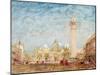 Saint Mark's Square in Venice-Felix Ziem-Mounted Giclee Print