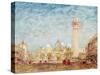 Saint Mark's Square in Venice-Felix Ziem-Stretched Canvas