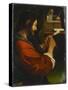 Saint Mark-Guercino (Giovanni Francesco Barbieri)-Stretched Canvas