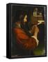 Saint Mark-Guercino (Giovanni Francesco Barbieri)-Framed Stretched Canvas