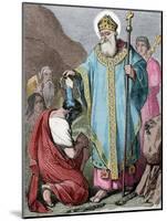 Saint Martial Was the First Bishop of Limoges in Today's France. Died 1st or 3rd Centuries-Tomás Capuz Alonso-Mounted Giclee Print