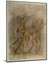 'Saint Martin and a Beggar', early 16th century-Giulio Romano-Mounted Giclee Print