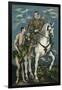 Saint Martin and the Beggar, 1597-1600-El Greco-Framed Giclee Print