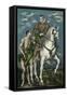 Saint Martin and the Beggar, 1597-1600-El Greco-Framed Stretched Canvas