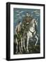 Saint Martin and the Beggar, 1597-1600-El Greco-Framed Giclee Print