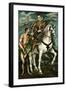 Saint Martin and the Beggar, 1600/14-El Greco-Framed Giclee Print