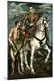 Saint Martin and the Beggar, 1600/14-El Greco-Mounted Giclee Print