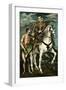 Saint Martin and the Beggar, 1600/14-El Greco-Framed Giclee Print