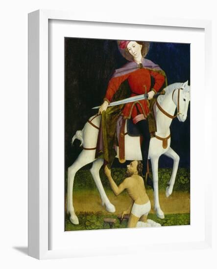 Saint Martin and the Beggar-Ulmer Meister-Framed Giclee Print