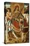Saint Martin and the Beggar-Cleofas Almanza-Stretched Canvas
