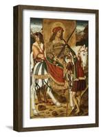 Saint Martin and the Beggar-Cleofas Almanza-Framed Giclee Print