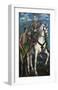 Saint Martin and the Begger, c.1597-99-El Greco-Framed Art Print