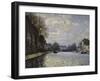 Saint-Martin Canal, c.1870-Alfred Sisley-Framed Giclee Print