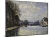 Saint-Martin Canal, c.1870-Alfred Sisley-Mounted Giclee Print