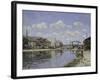 Saint-Martin Canal, c.1872-Alfred Sisley-Framed Giclee Print