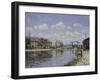 Saint-Martin Canal, c.1872-Alfred Sisley-Framed Giclee Print