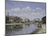 Saint-Martin Canal, c.1872-Alfred Sisley-Mounted Giclee Print