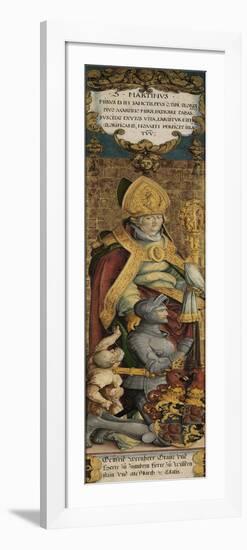 Saint Martin of Tours with Gottfried Werner Von Zimmern and a Beggar-null-Framed Premium Giclee Print