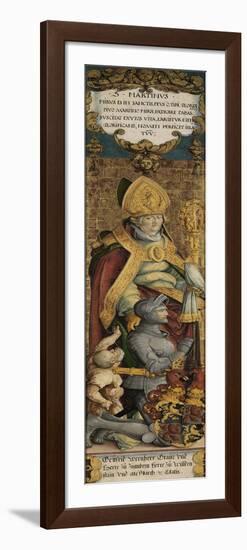 Saint Martin of Tours with Gottfried Werner Von Zimmern and a Beggar-null-Framed Giclee Print