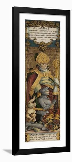 Saint Martin of Tours with Gottfried Werner Von Zimmern and a Beggar-null-Framed Giclee Print