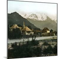 Saint-Martin (Savoy) and the Mont Blanc-Leon, Levy et Fils-Mounted Photographic Print