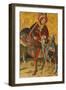 Saint Martin Sharing His Cloak, C. 1440-Blasco de Grañén-Framed Giclee Print